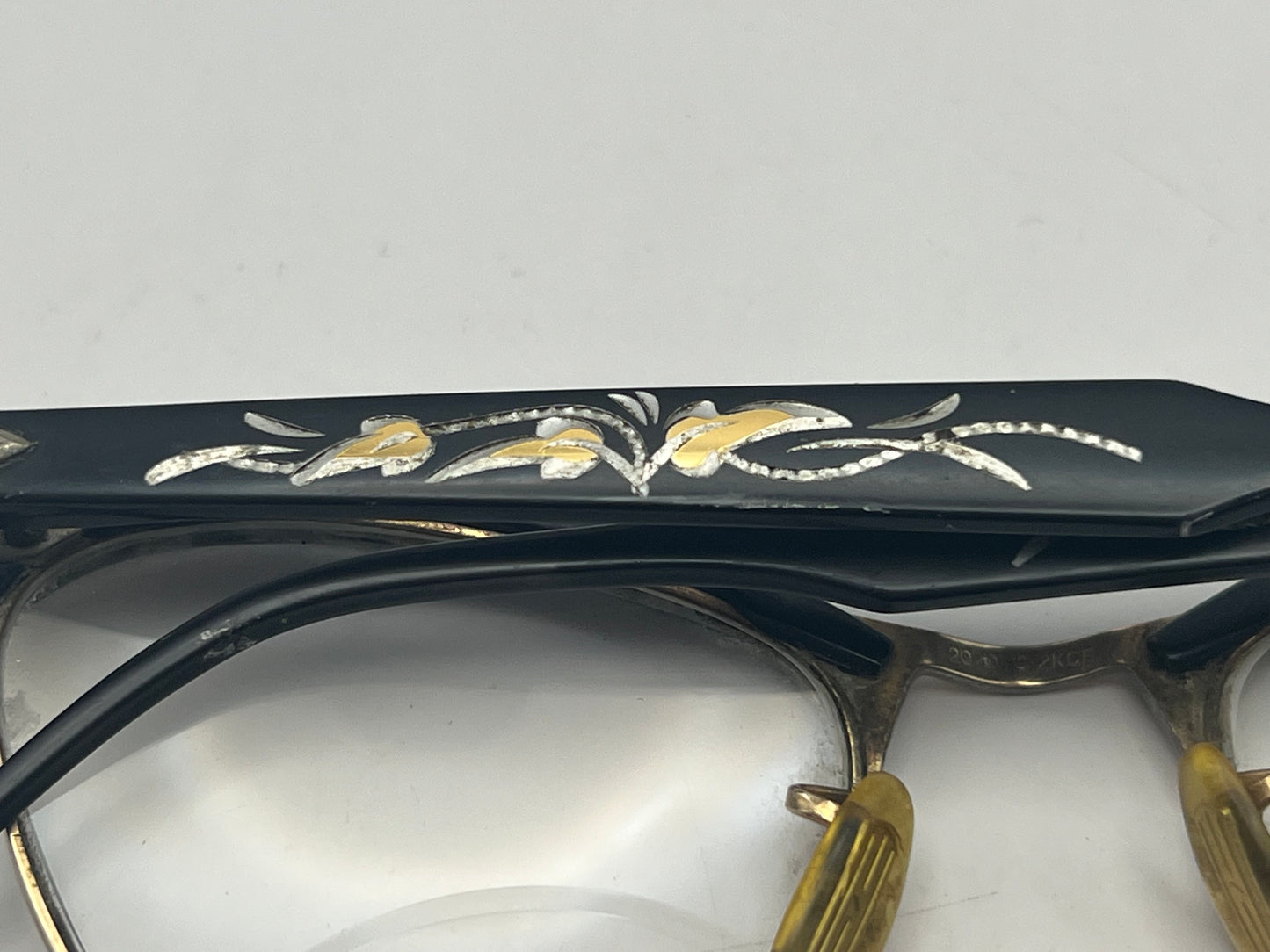 Antique Mother of Pearl & Silver Reading Glasses