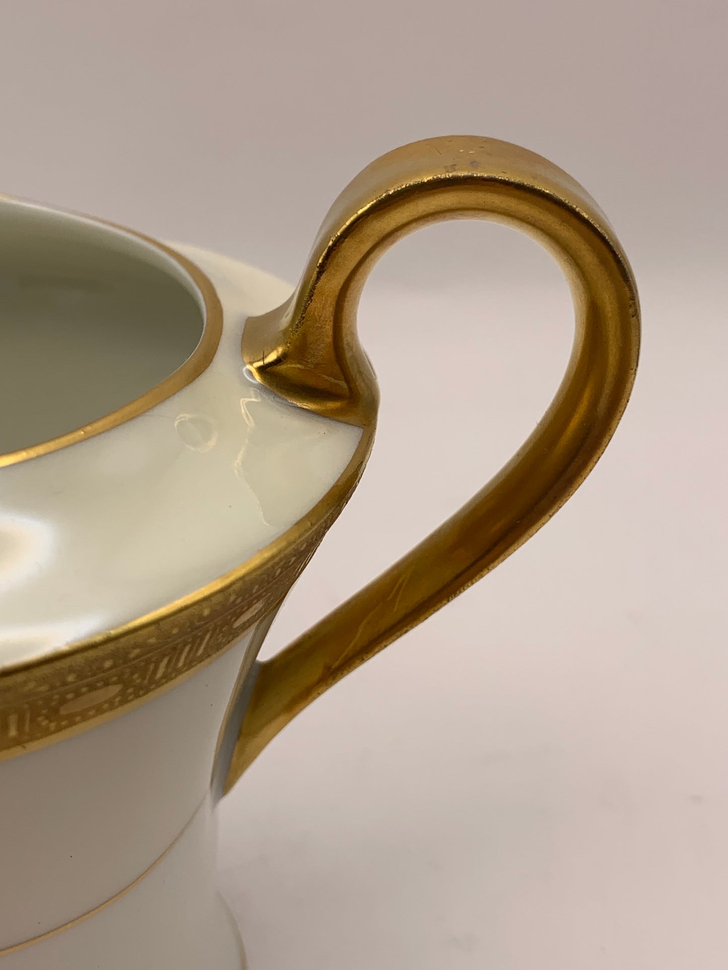 Limoges Sugar Bowl & Creamer
