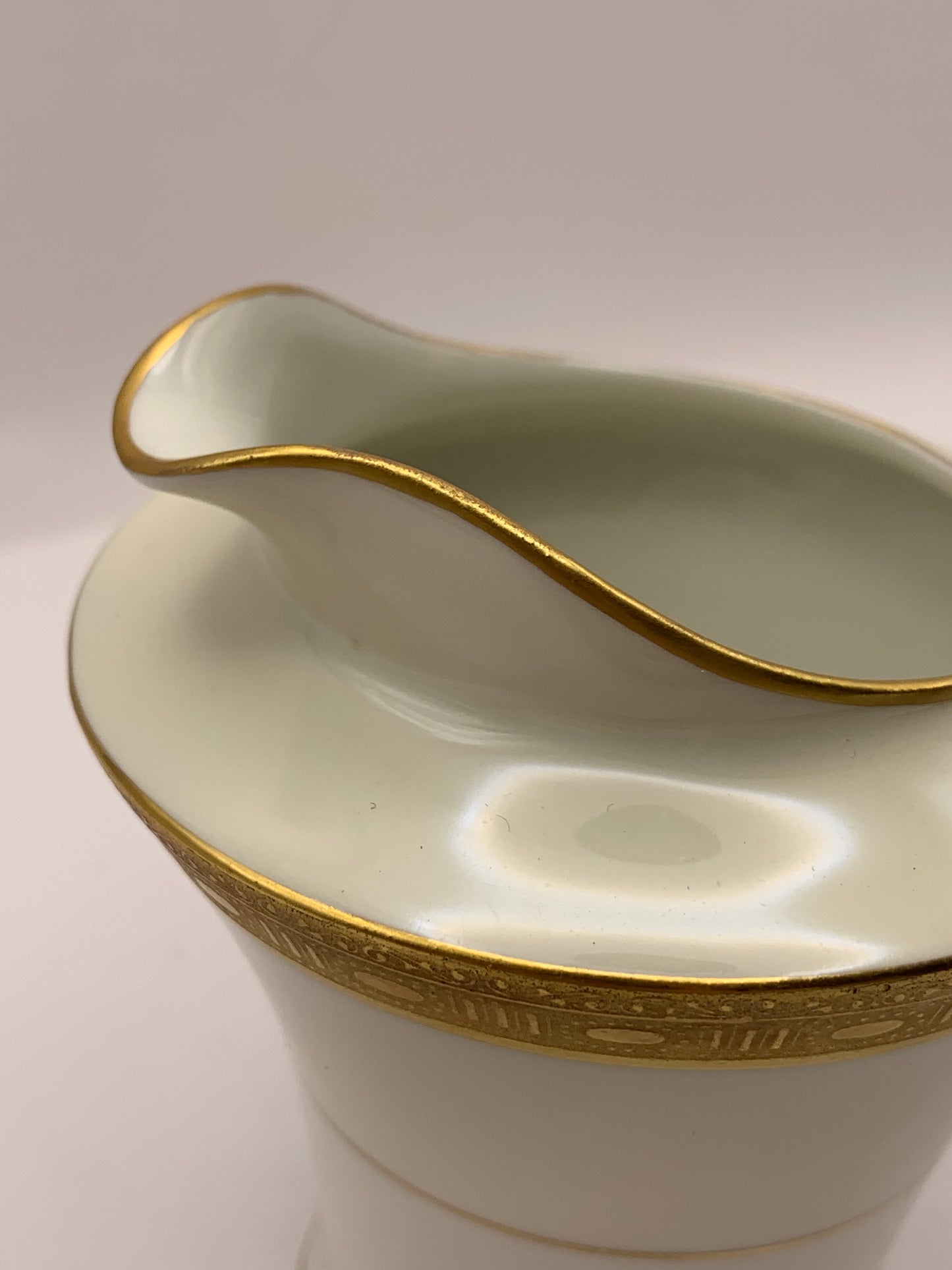 Limoges Sugar Bowl & Creamer