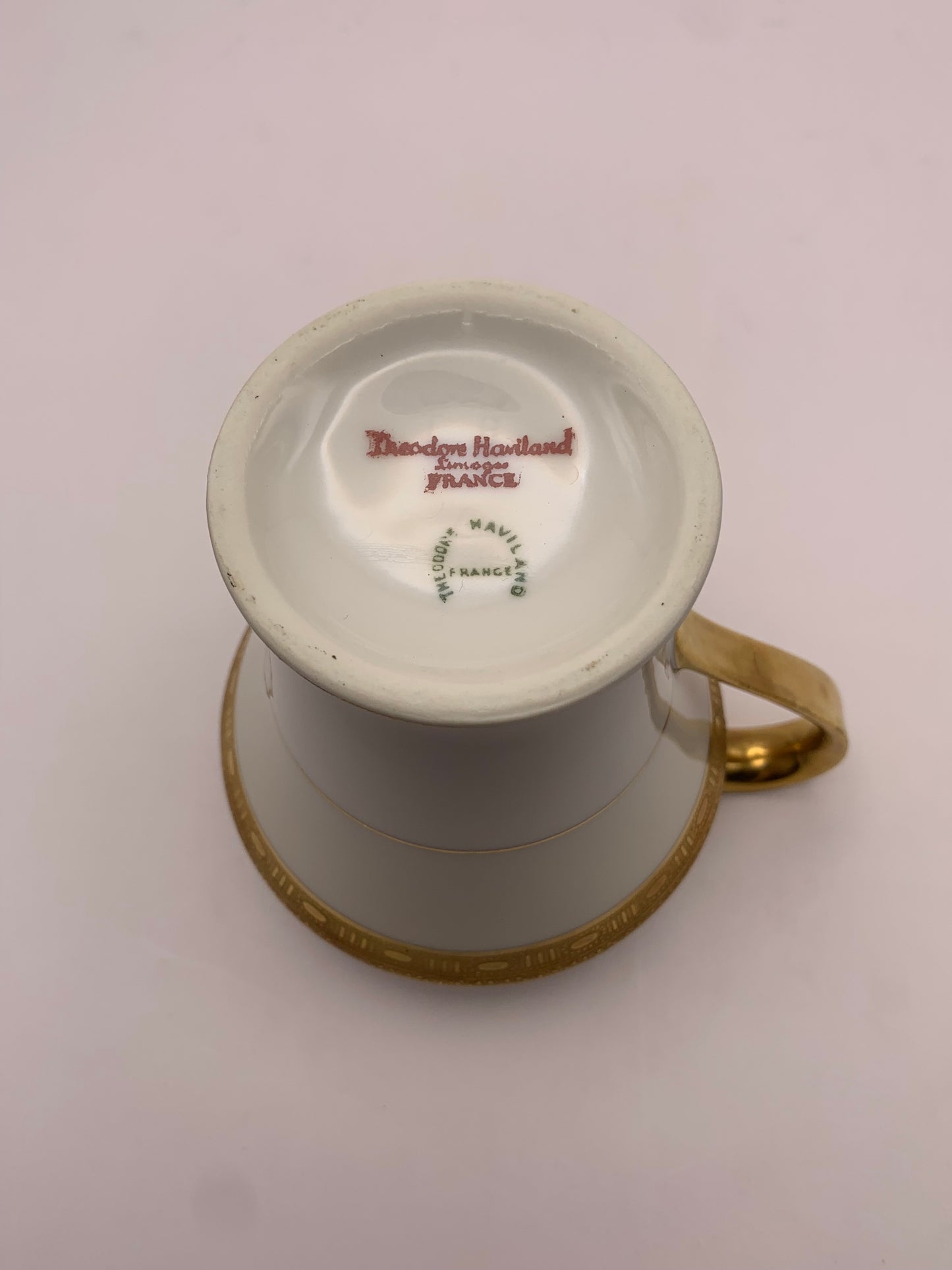 Limoges Sugar Bowl & Creamer