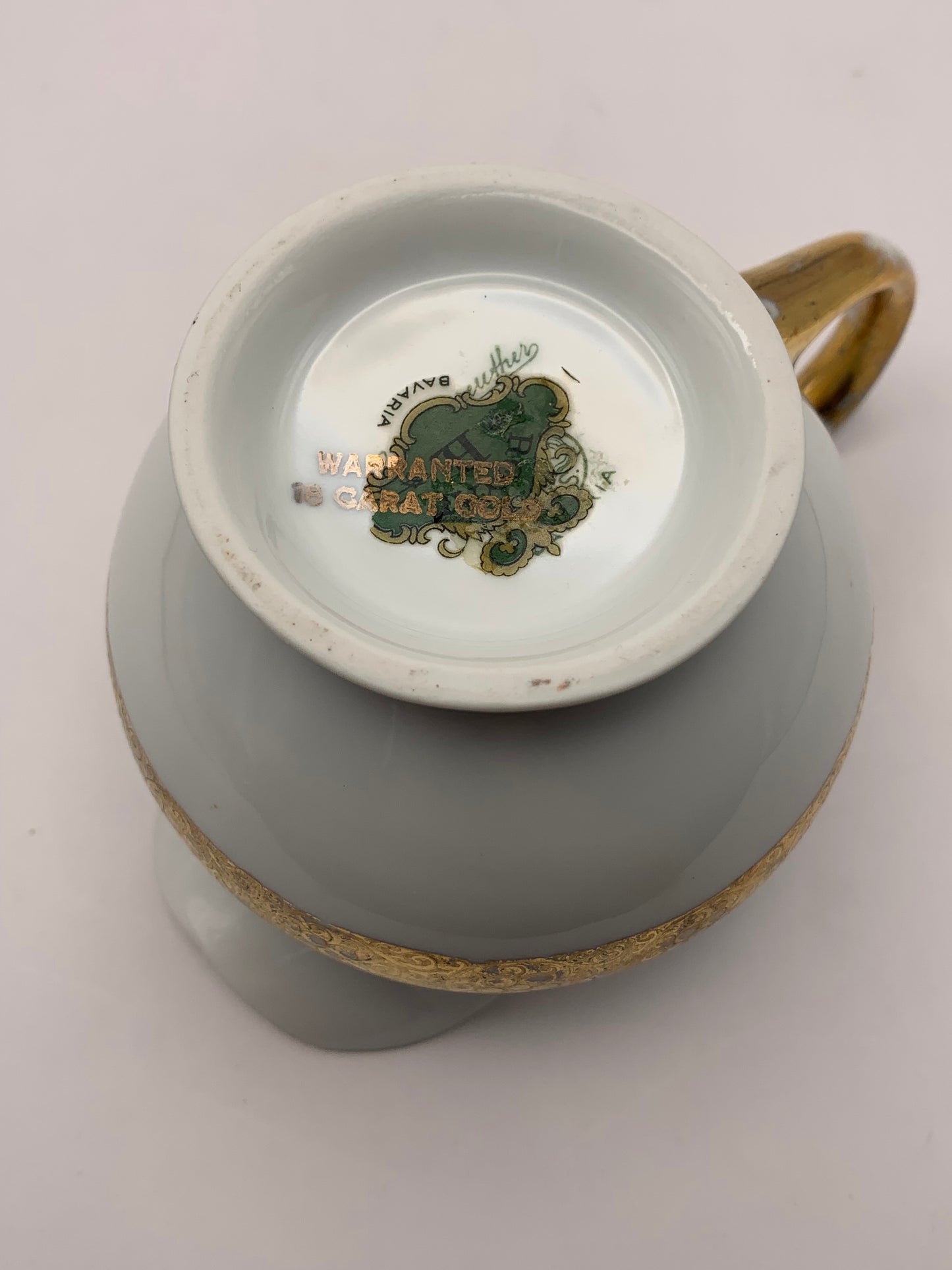 Bavaria Porcelain Gold Creamer