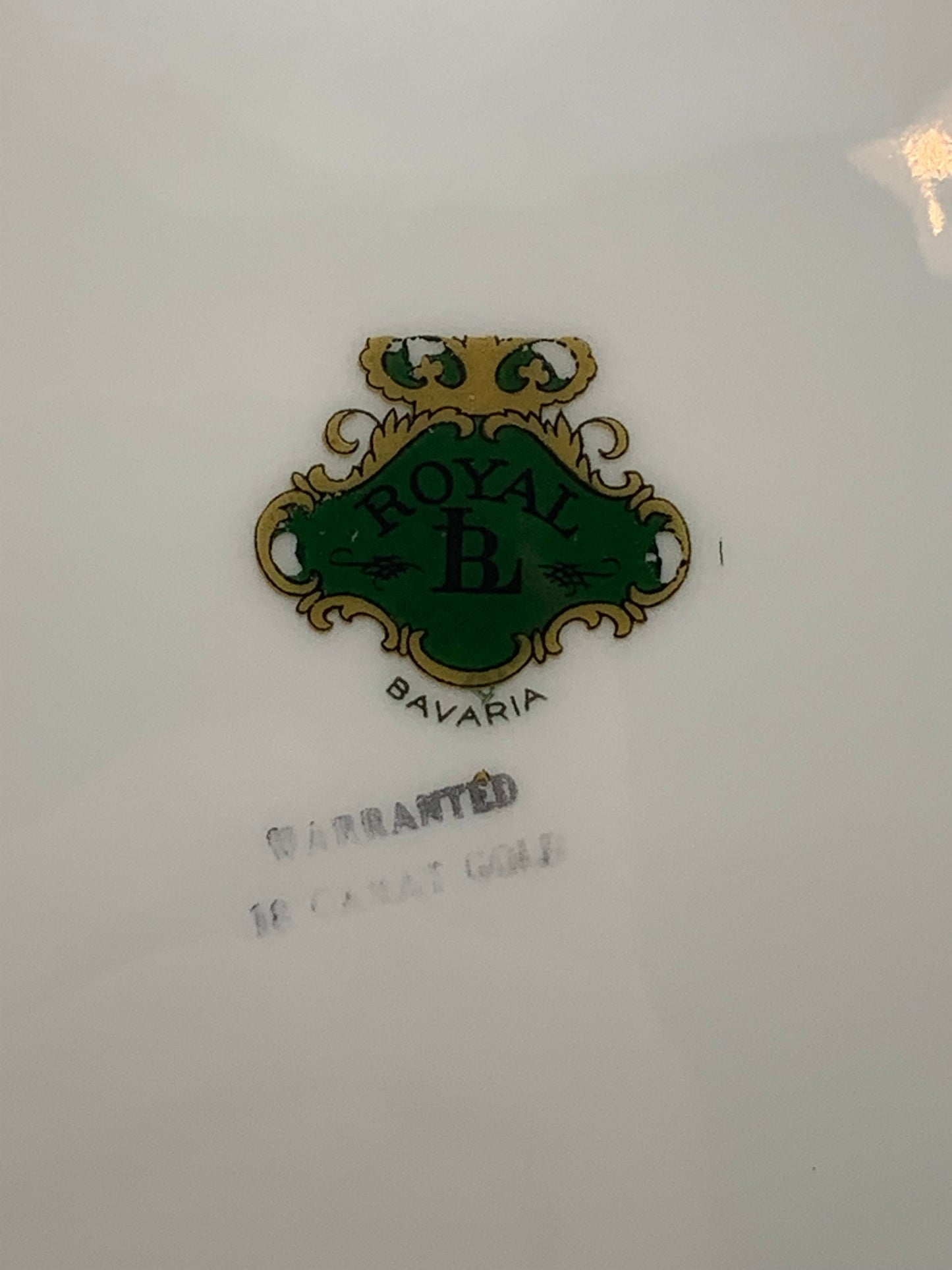 Bavaria Porcelain Dinner Plate Set
