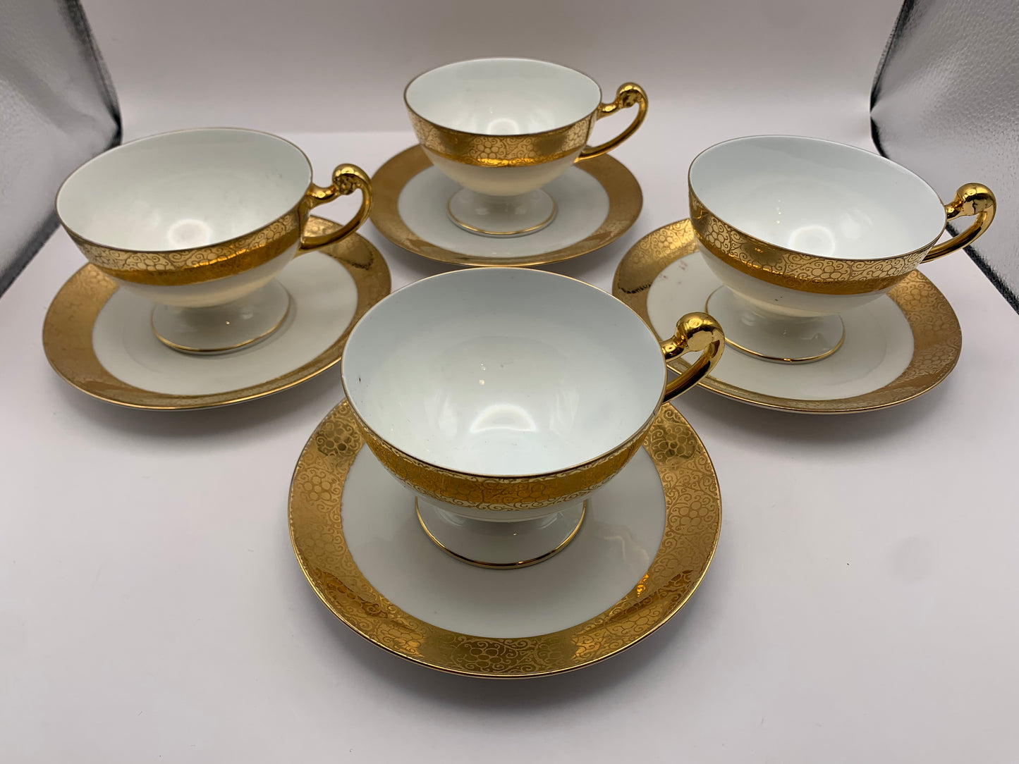 Bavaria Porcelain Tea Cups & Saucers