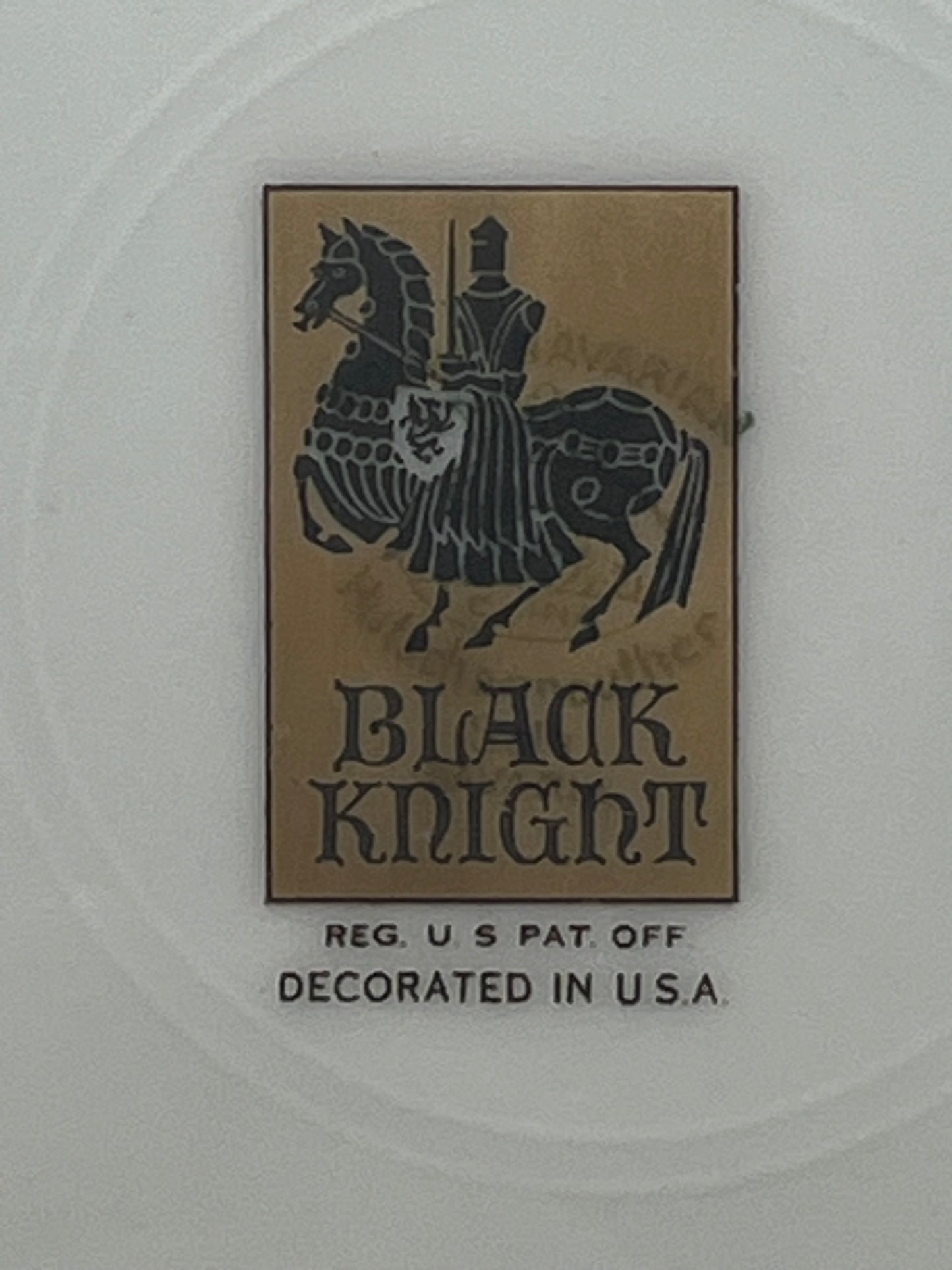 Hutschenreuther Black Knight Decorative Plate Set
