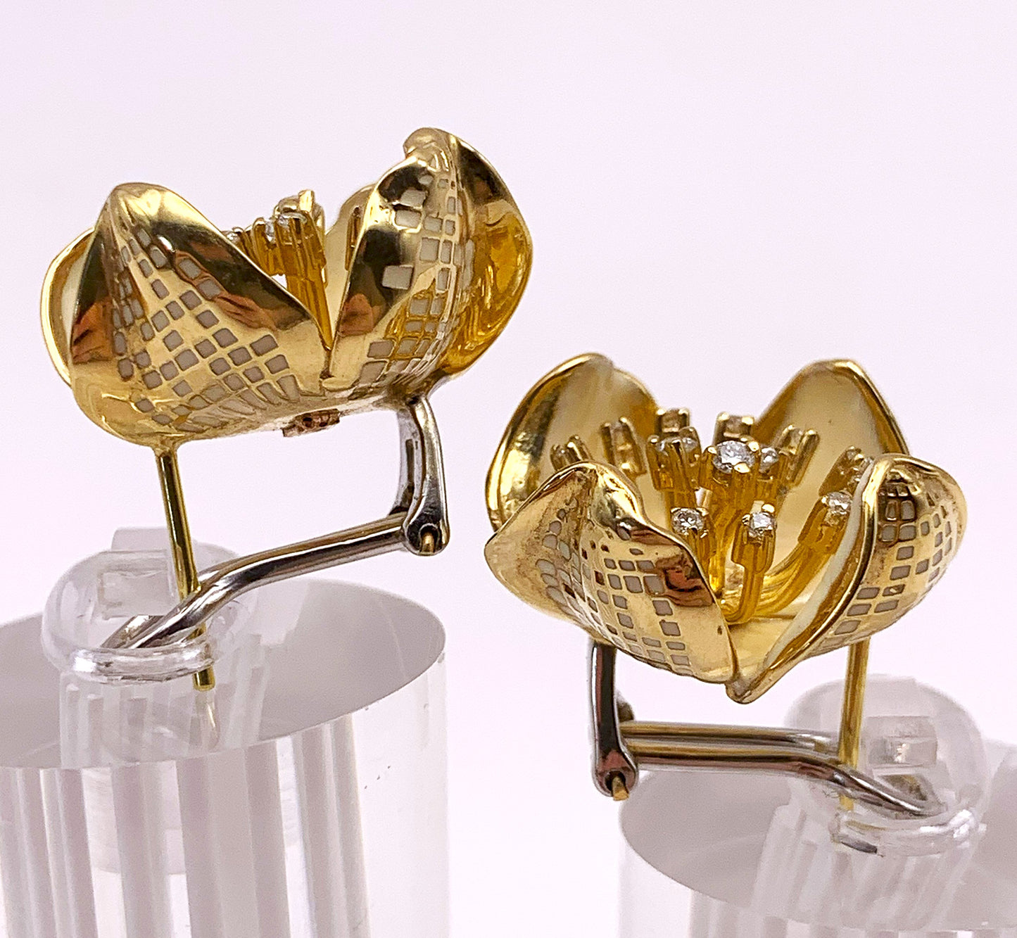 Roberto Bravo Gold & Diamond Earrings