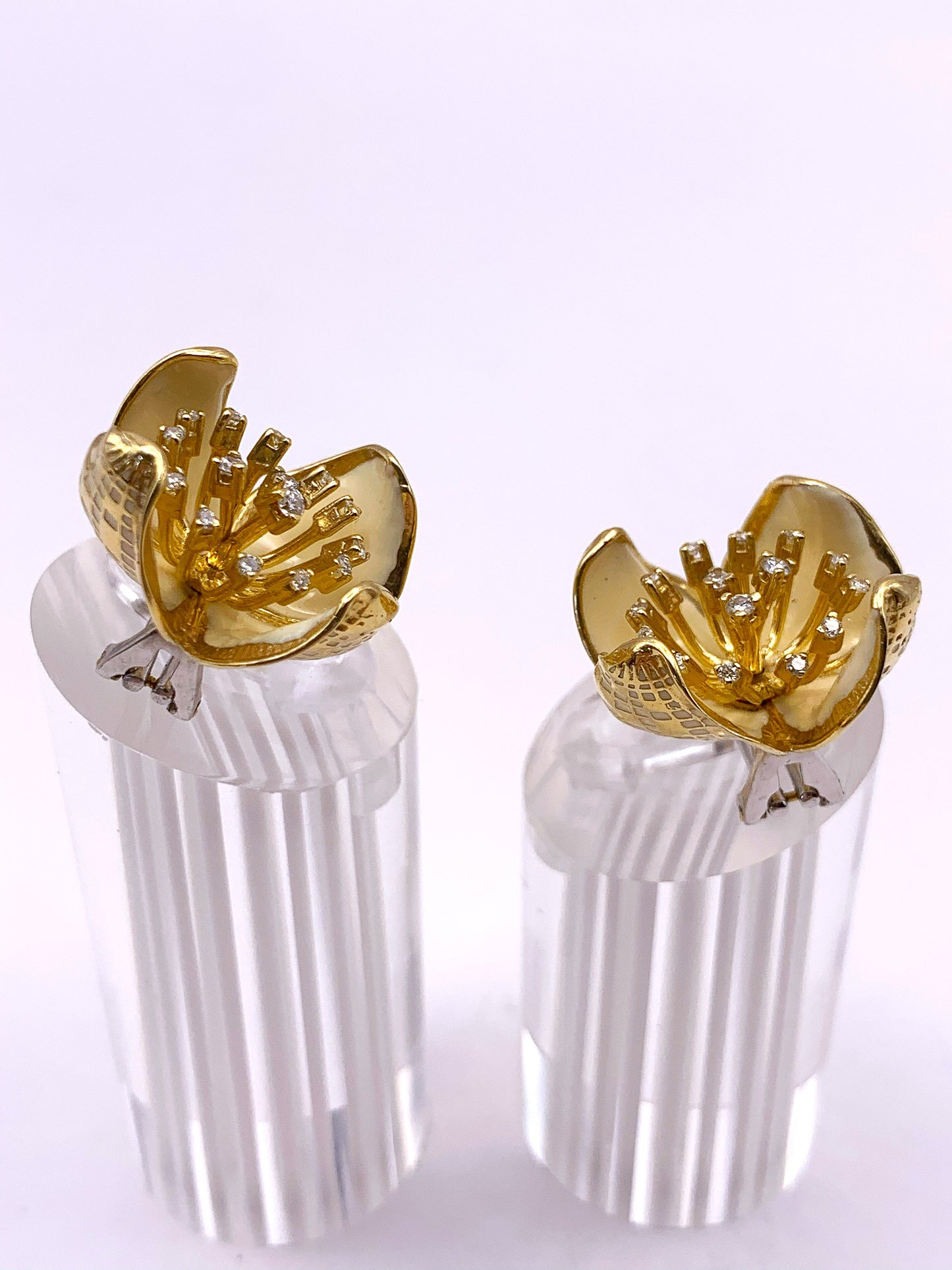 Roberto Bravo Gold & Diamond Earrings