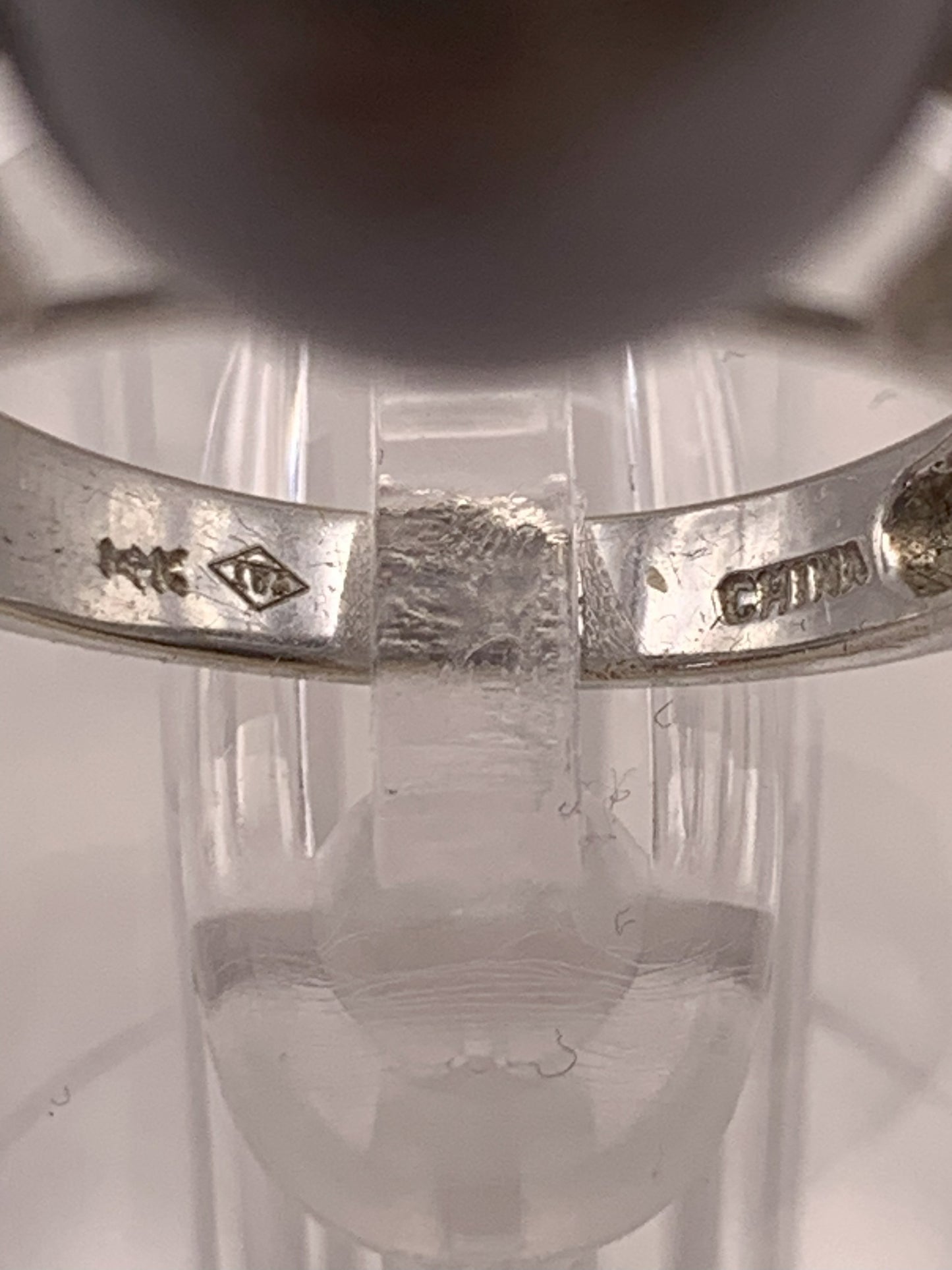 White Gold & Tahitian Black Pearl Ring