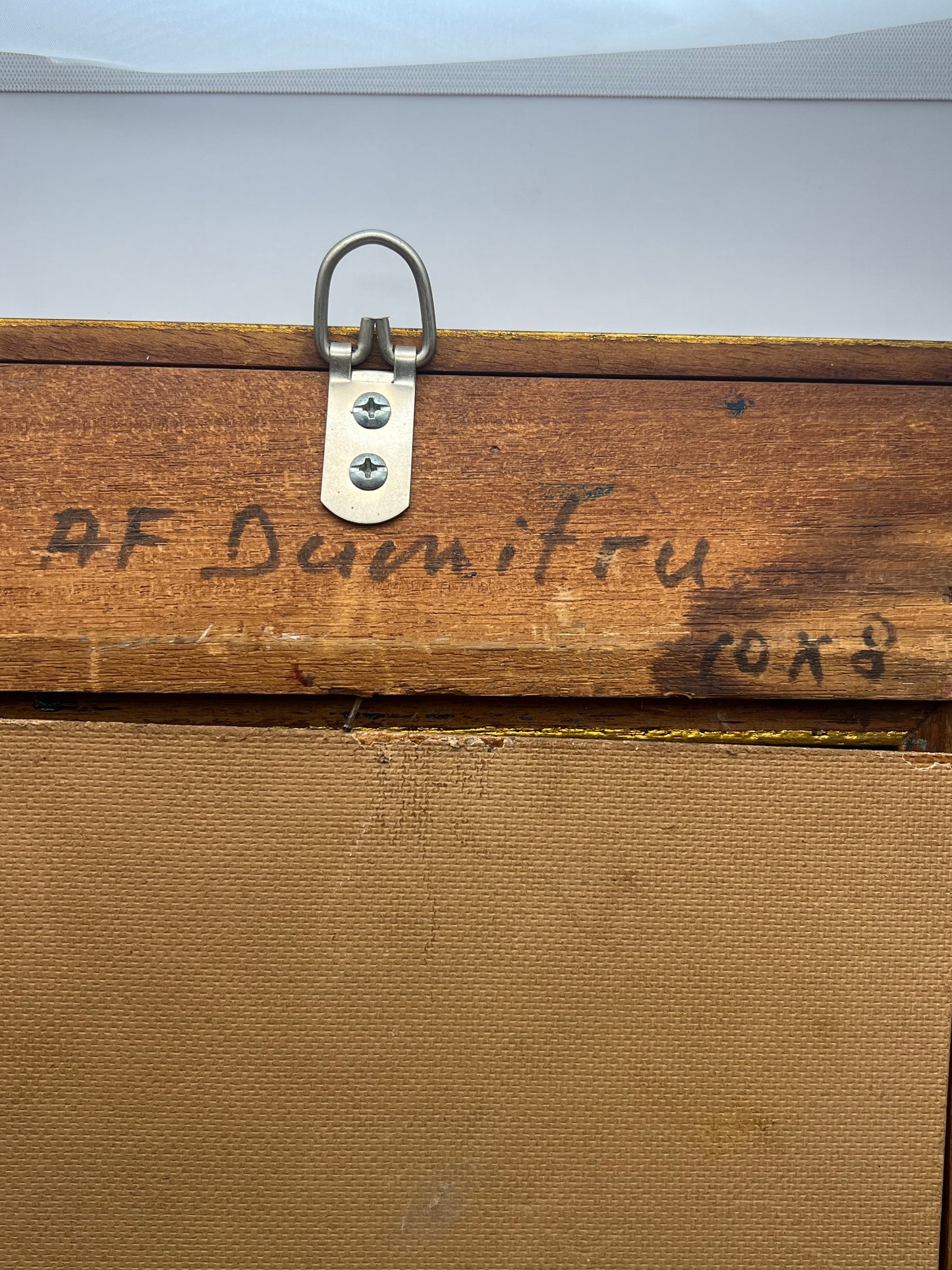 A. F. Dumitru, "Yellow Roses," Oil on Canvas