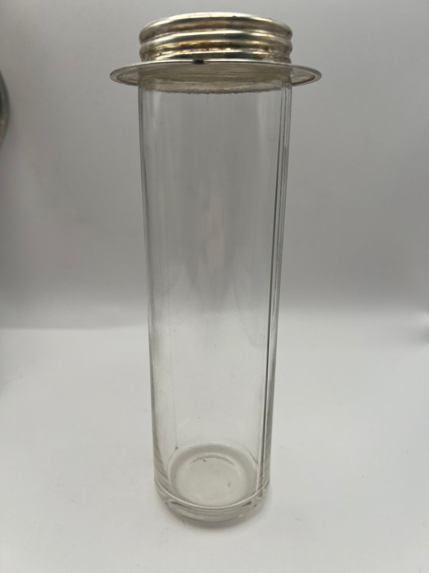 Large Crystal Serving Pitcher W/ Ice Insert