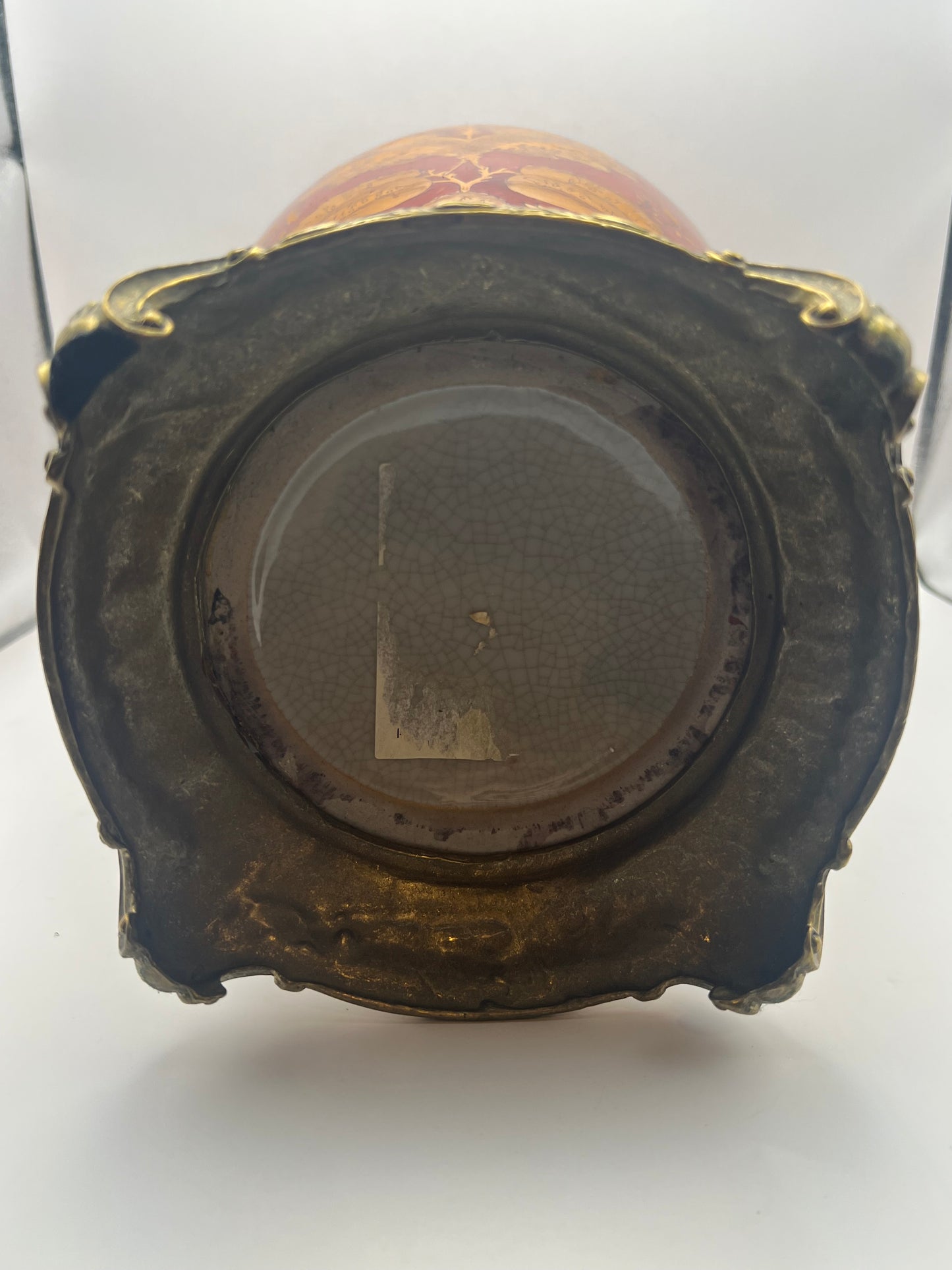 Italian Faience Vase & Oval Jewelry Box