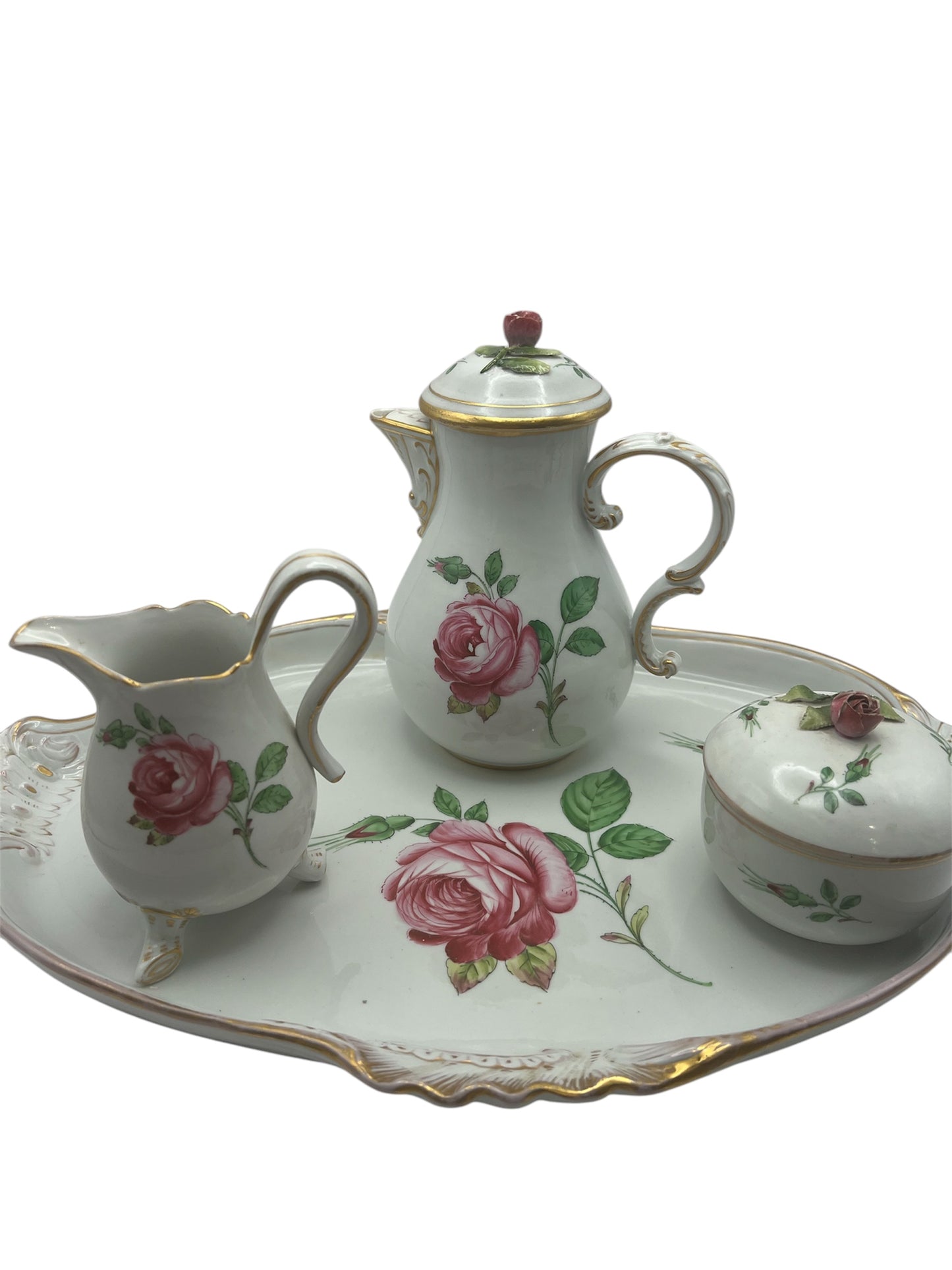 Schierholz Pink Rose Tea Set