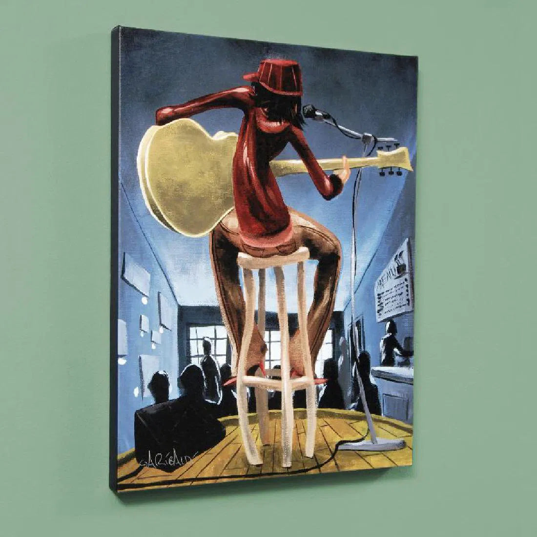 David Garibaldi, "Maxine," Limited Edition Giclee on Canvas