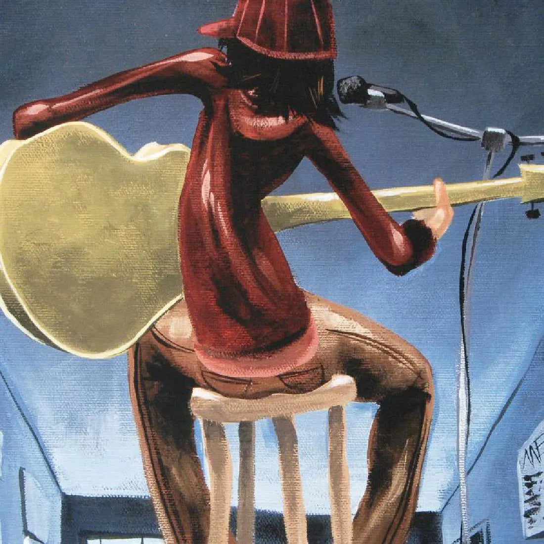 David Garibaldi, "Maxine," Limited Edition Giclee on Canvas