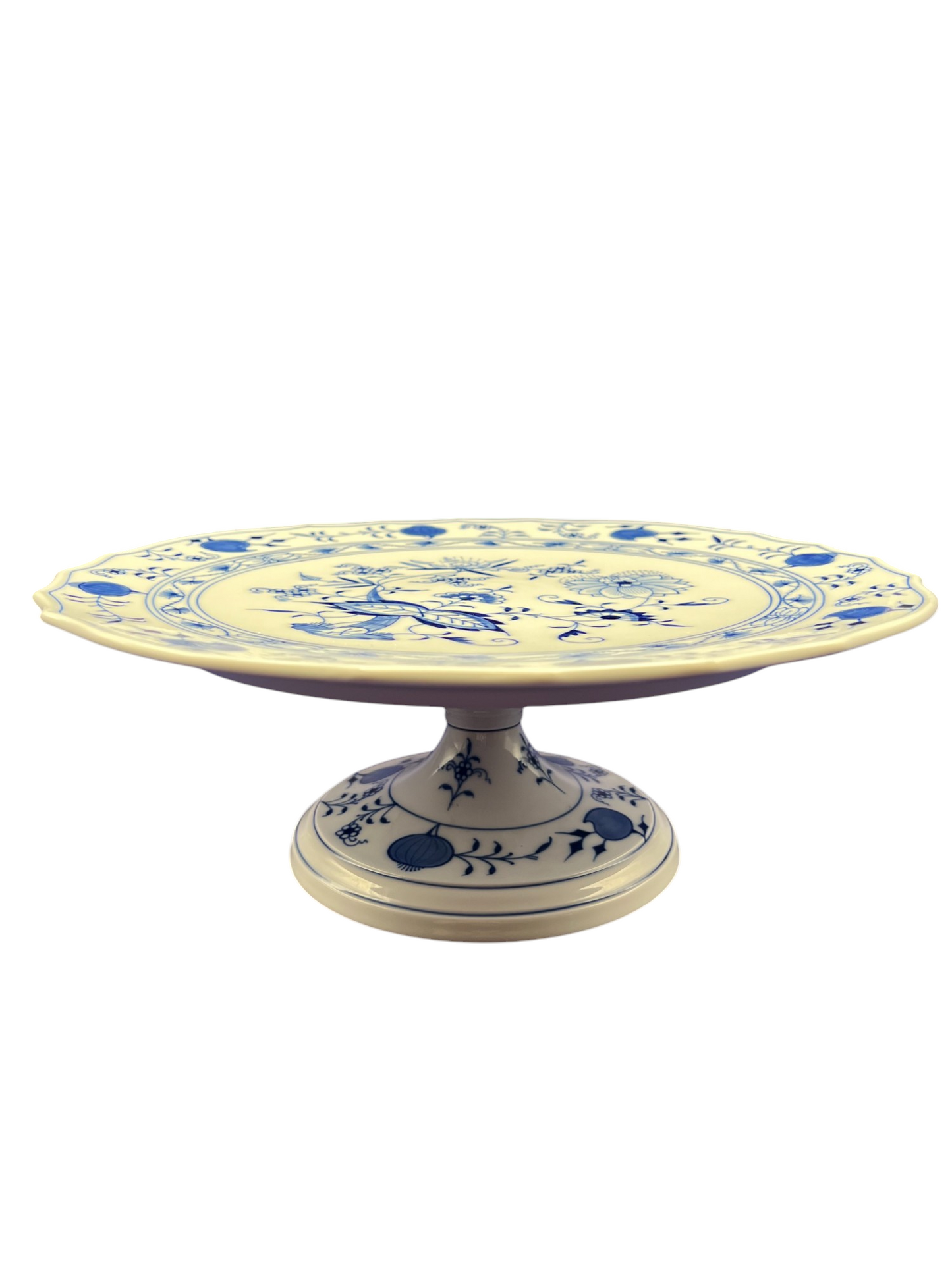 Meissen Porcelain 'Blue Onion' Cake Stand