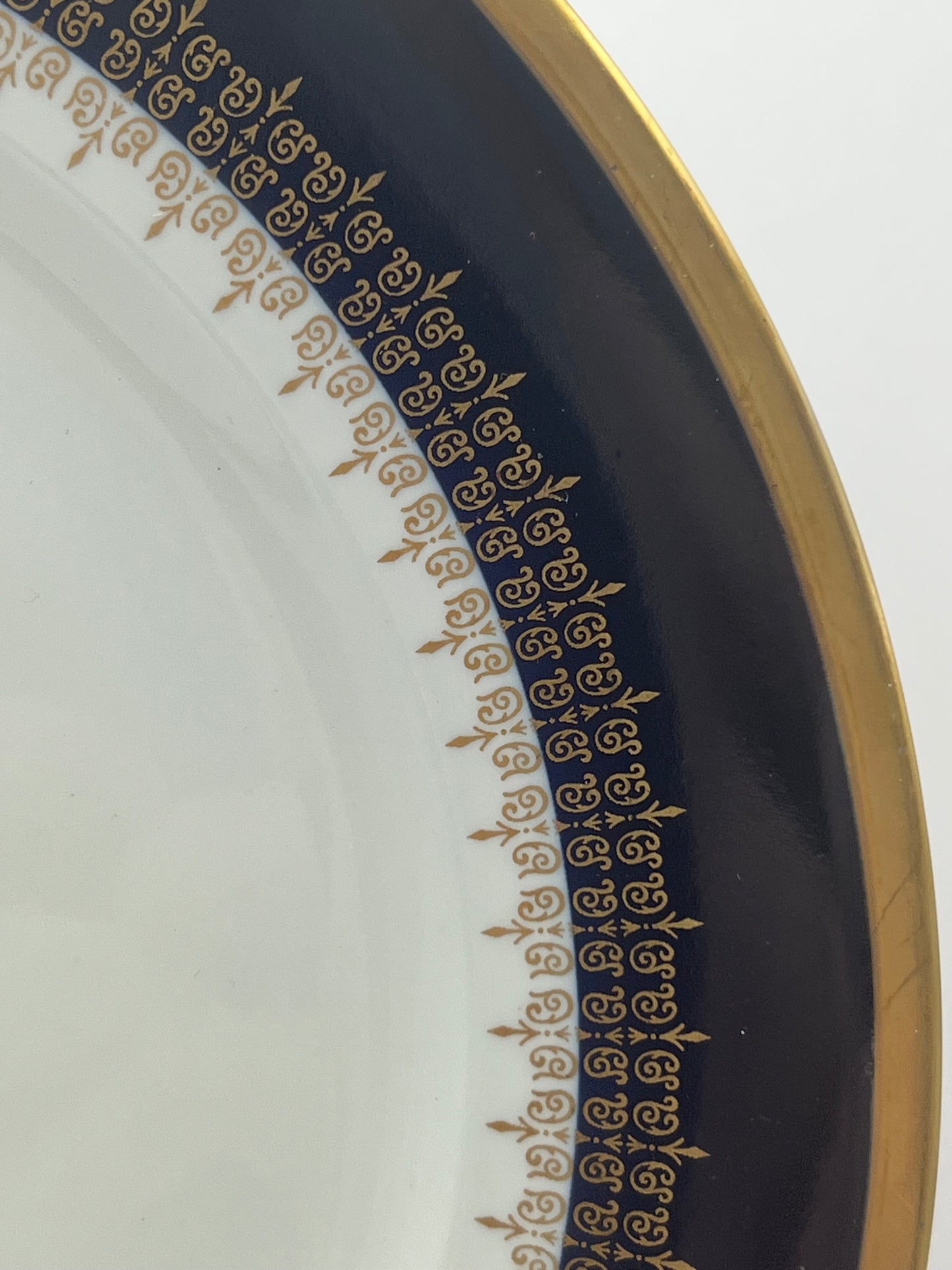 Weimar Porcelain "Kobalt" Large Decorative Plate