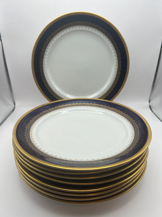 Weimar Porcelain Kobalt Dinner Plates
