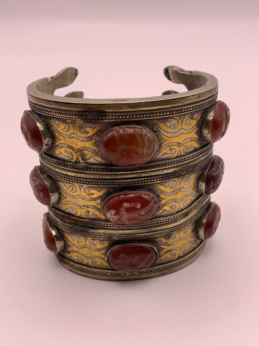 Turkoman Tekke Carnelian Bracelet