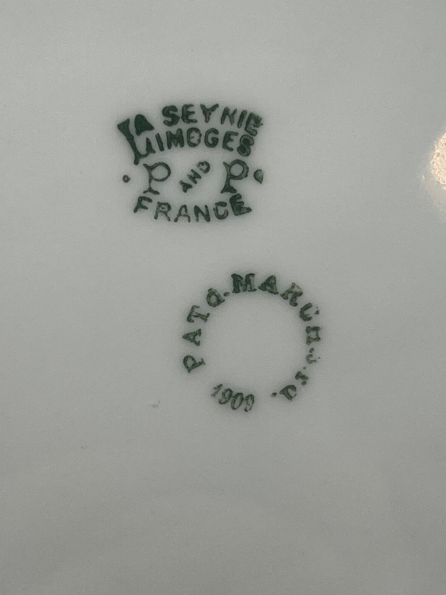 Limoges Decorated Cabinet Plate