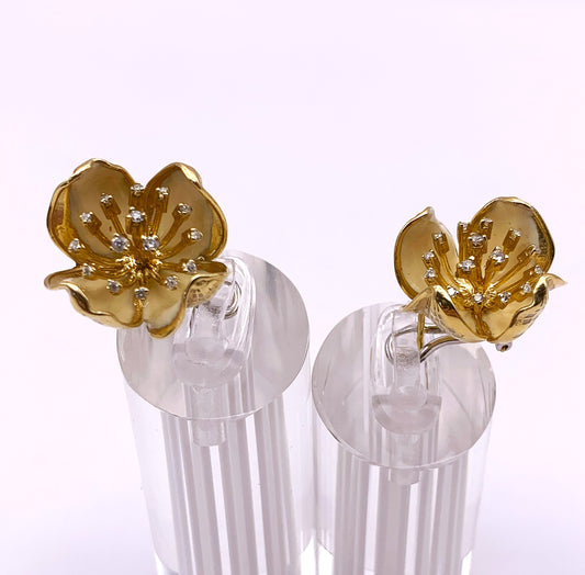 Roberto Bravo Gold & Diamond Earrings