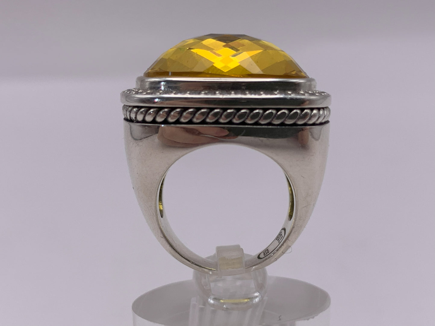 David Yurman Citrine & Diamond Ring