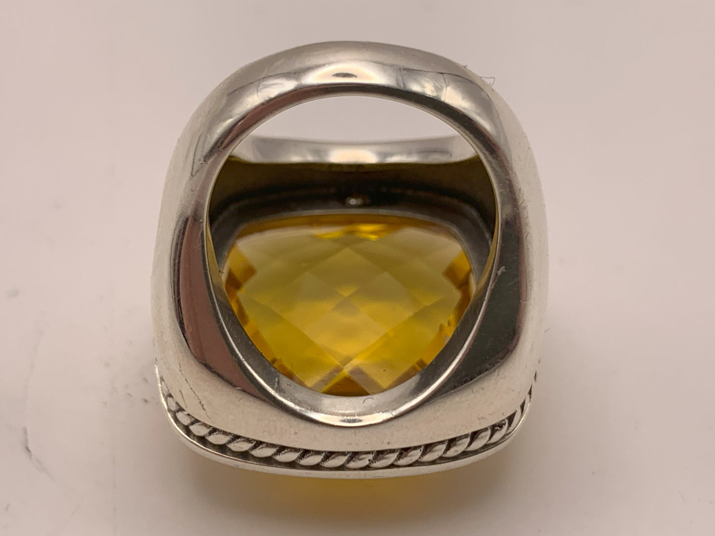 David Yurman Citrine & Diamond Ring