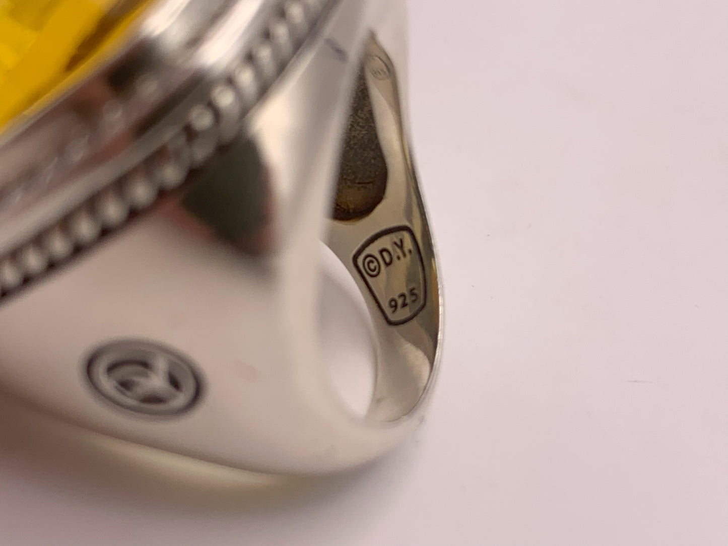 David Yurman Citrine & Diamond Ring