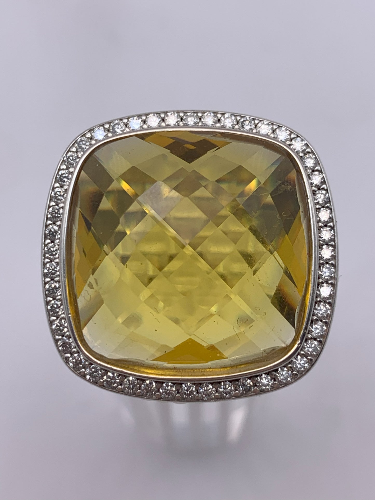 David Yurman Citrine & Diamond Ring