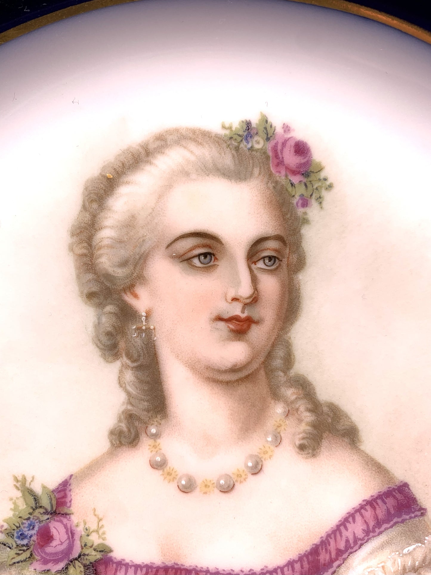 Sevres "Jeanne Du Barry" Decorative Plate